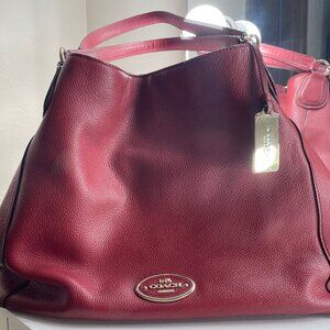 Large Red Coach bag